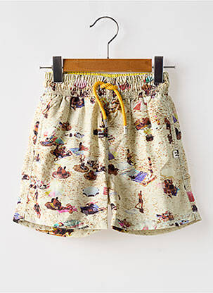 Short de bain stretch beige EUROPANN garçon