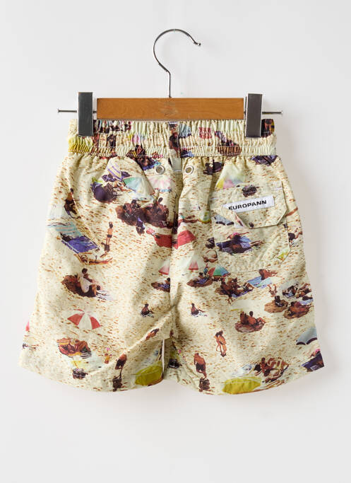Short de bain beige EUROPANN pour garçon