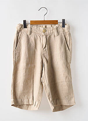 Bermuda beige EUROPANN pour garçon