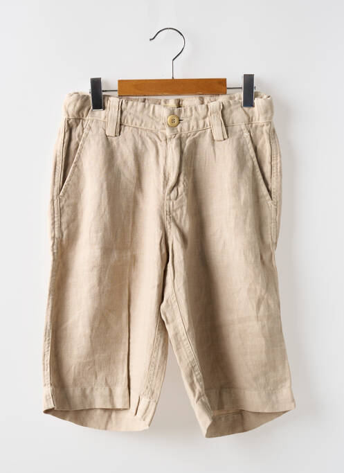 Bermuda beige EUROPANN pour garçon