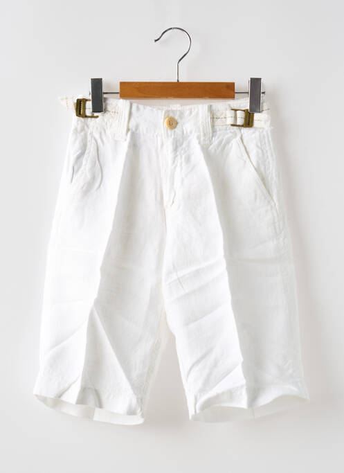 Bermuda blanc EUROPANN pour garçon