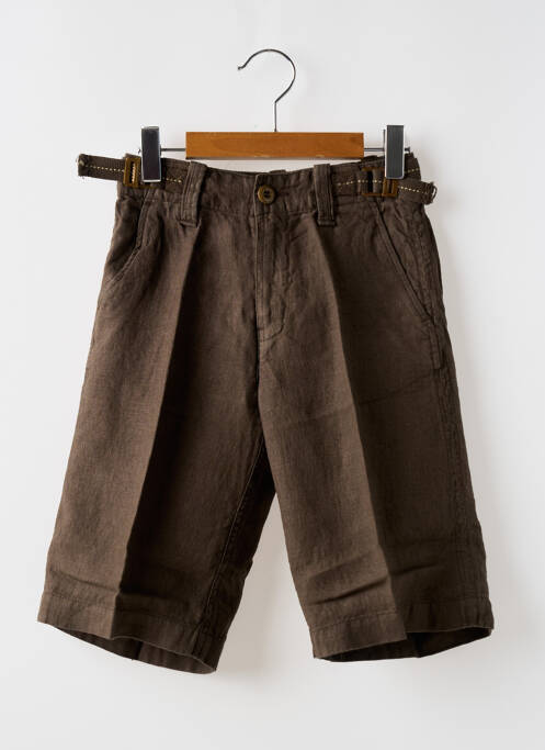 Bermuda marron EUROPANN pour garçon