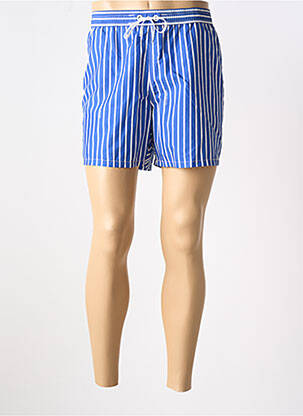 Short de bain tissage imperméable bleu MARINA YACHTING homme