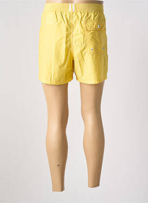 Short de bain tissage imperméable jaune MARINA YACHTING homme