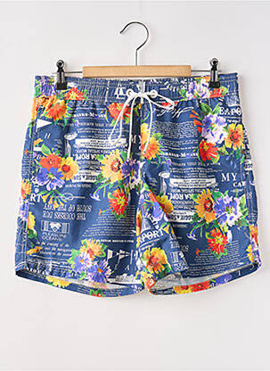 Short de bain imprimé fantaisie bleu MARINA YACHTING homme