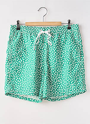 Short de bain imprimé fantaisie vert MARINA YACHTING homme