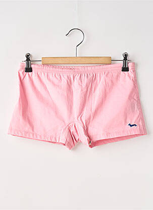 Short de bain tissage imperméable rose HARMONT & BLAINE homme