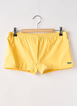 Short de bain tissage imperméable jaune HARMONT & BLAINE homme