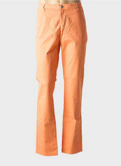 Pantalon chino orange EUROPANN pour homme seconde vue