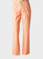 Pantalon chino orange EUROPANN pour homme seconde vue
