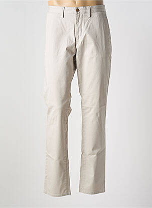 Pantalon chino stretch taille normale beige GANT homme