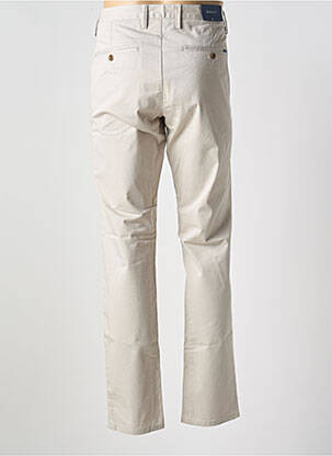 Pantalon chino stretch taille normale beige GANT homme