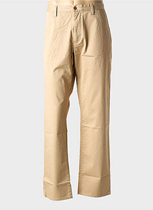 Pantalon chino tissage popeline taille normale marron GANT homme