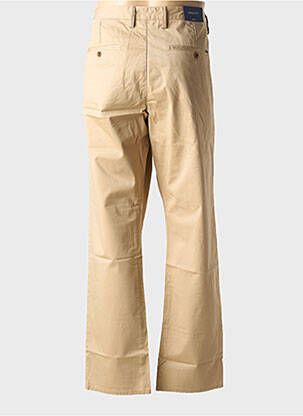 Pantalon chino tissage popeline taille normale marron GANT homme