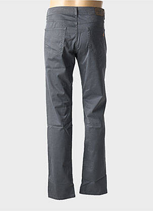 Pantalon slim fermeture zippée sous rabat boutonné taille normale gris HARMONT & BLAINE homme