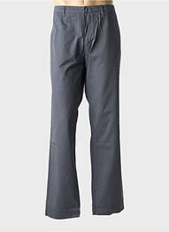 Pantalon chino fermeture zippée sous rabat avec crochet taille normale gris EUROPANN homme