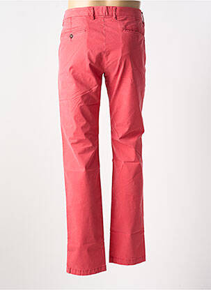 Pantalon chino tissage popeline taille normale rouge EUROPANN homme