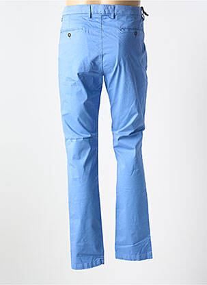 Pantalon chino tissage popeline taille normale bleu EUROPANN homme