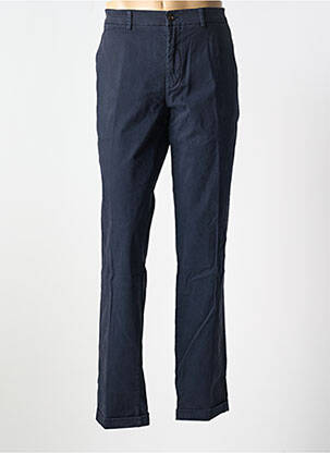 Pantalon chino tissage popeline taille normale bleu HARMONT & BLAINE homme