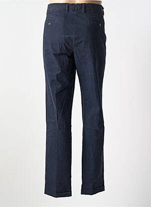 Pantalon chino tissage popeline taille normale bleu HARMONT & BLAINE homme