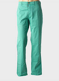 Pantalon chino tissage popeline taille normale vert HARMONT & BLAINE homme
