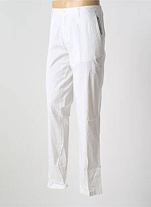 Pantalon chino tissage popeline taille normale blanc HARMONT & BLAINE homme