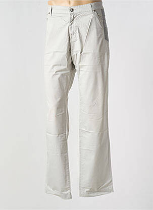 Pantalon droit tissage popeline taille normale gris HARMONT & BLAINE homme