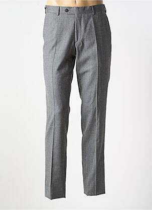 Pantalon chino tissage chiné taille haute gris FACONNABLE homme