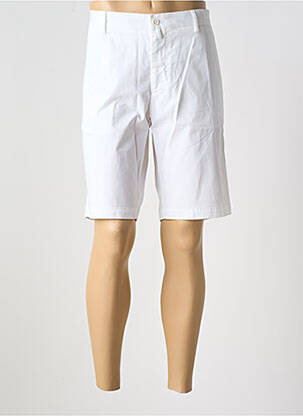 Bermuda taille à pinces taille normale blanc FACONNABLE homme