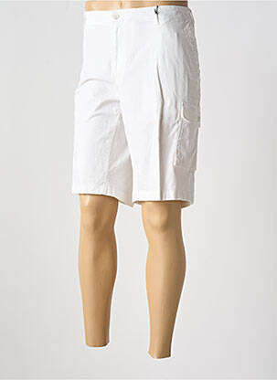 Bermuda multipoches taille normale blanc FACONNABLE homme