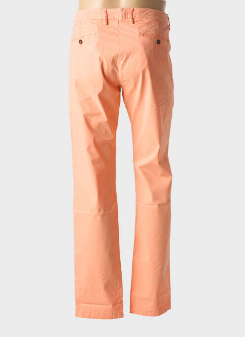 Pantalon chino tissage popeline taille normale orange EUROPANN homme