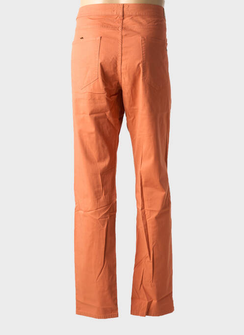 Pantalon slim tissage popeline taille normale orange HARMONT & BLAINE homme