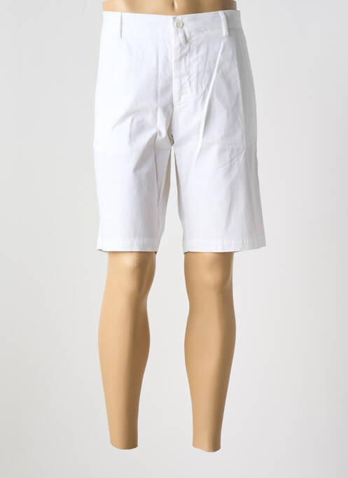 Bermuda taille à pinces taille normale blanc FACONNABLE homme