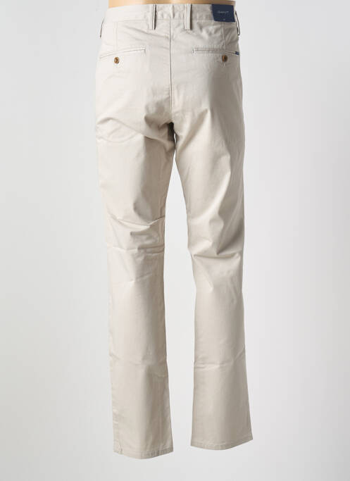 Pantalon chino beige GANT pour homme