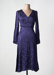 Robe longue manches longues manches longues bleu KING LOUIE femme