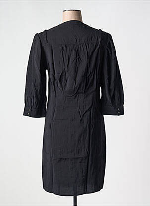 Robe courte manches 3/4 manches 3/4 noir SCOTCH & SODA femme