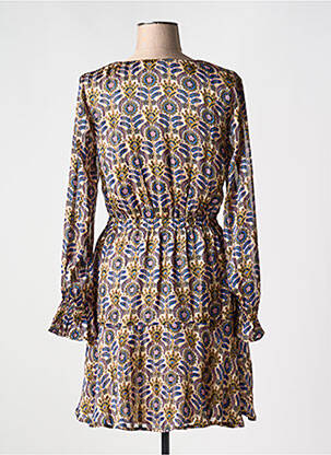 Robe courte manches longues manches longues bleu SCOTCH & SODA femme