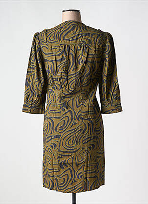 Robe courte manches 3/4 manches 3/4 vert SCOTCH & SODA femme