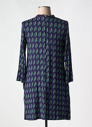 Robe courte manches longues manches longues bleu PRETTY VACANT femme