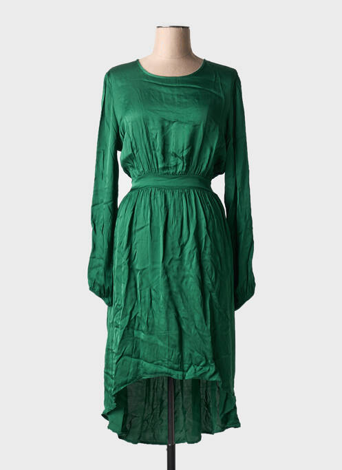 Robe longue vert PAKO LITTO pour femme