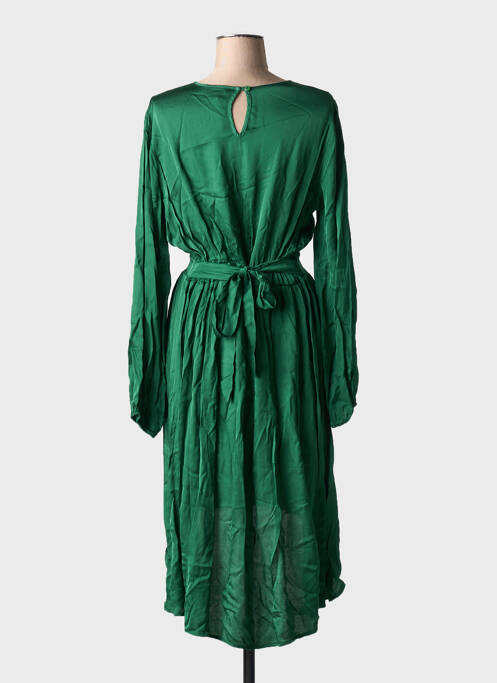 Robe longue vert PAKO LITTO pour femme