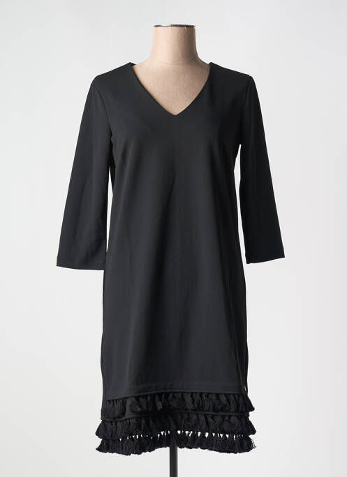 Robe mi-longue noir GARCIA pour femme