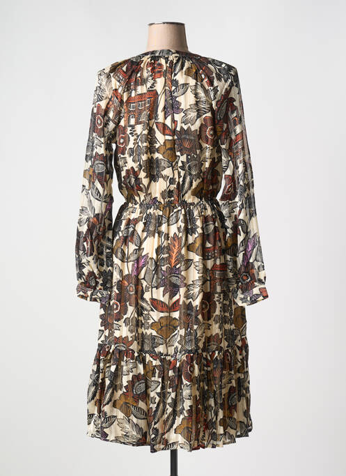 Robe mi-longue noir SCOTCH & SODA femme