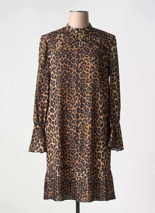 Robe mi-longue noir SCOTCH & SODA pour femme