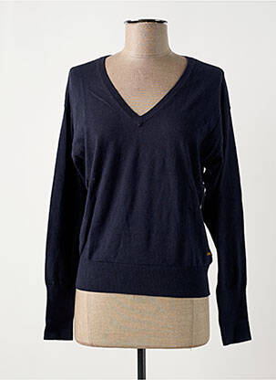 Pull coupe cintrée manches longues bleu SCOTCH & SODA femme