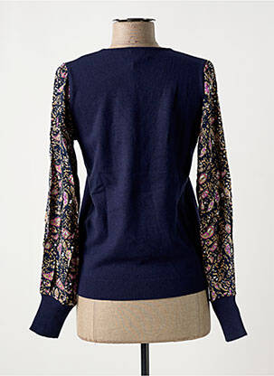 Pull coupe cintrée manches longues bleu FREEMAN T.PORTER femme
