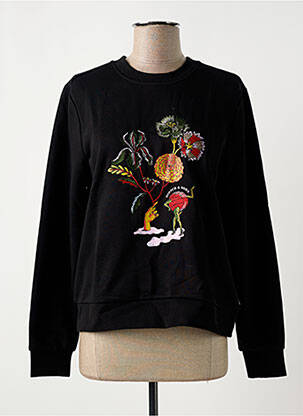 Sweat-shirt noir SCOTCH & SODA pour femme