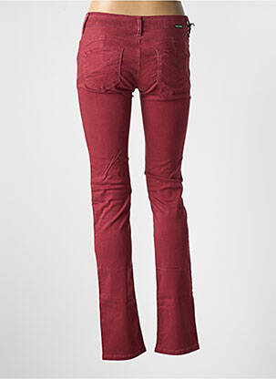 Pantalon slim poches rouge TEDDY SMITH femme