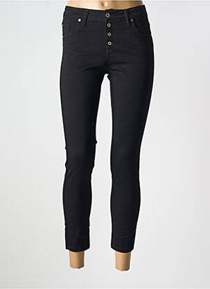 Pantalon slim poches noir PLEASE femme