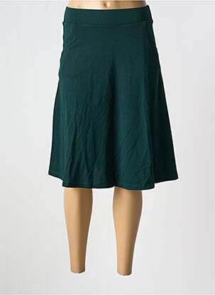 Jupe mi-longue coupe évasée vert KING LOUIE femme